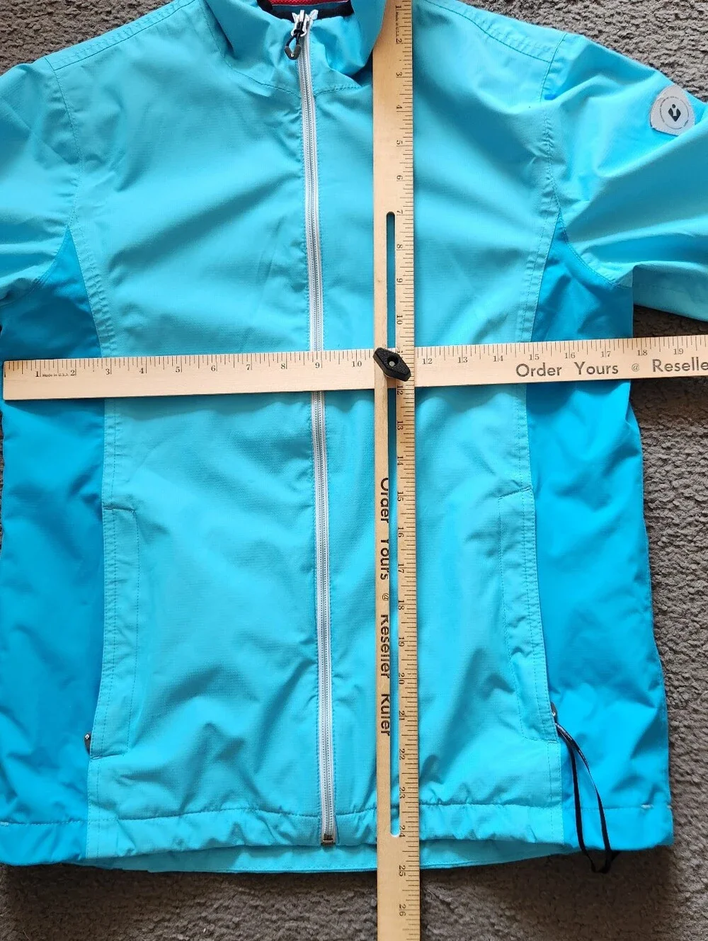 KILLTEC Girls Jacket 14 Blue Waterproof Windproof Outdoor Mesh Lined Hiking